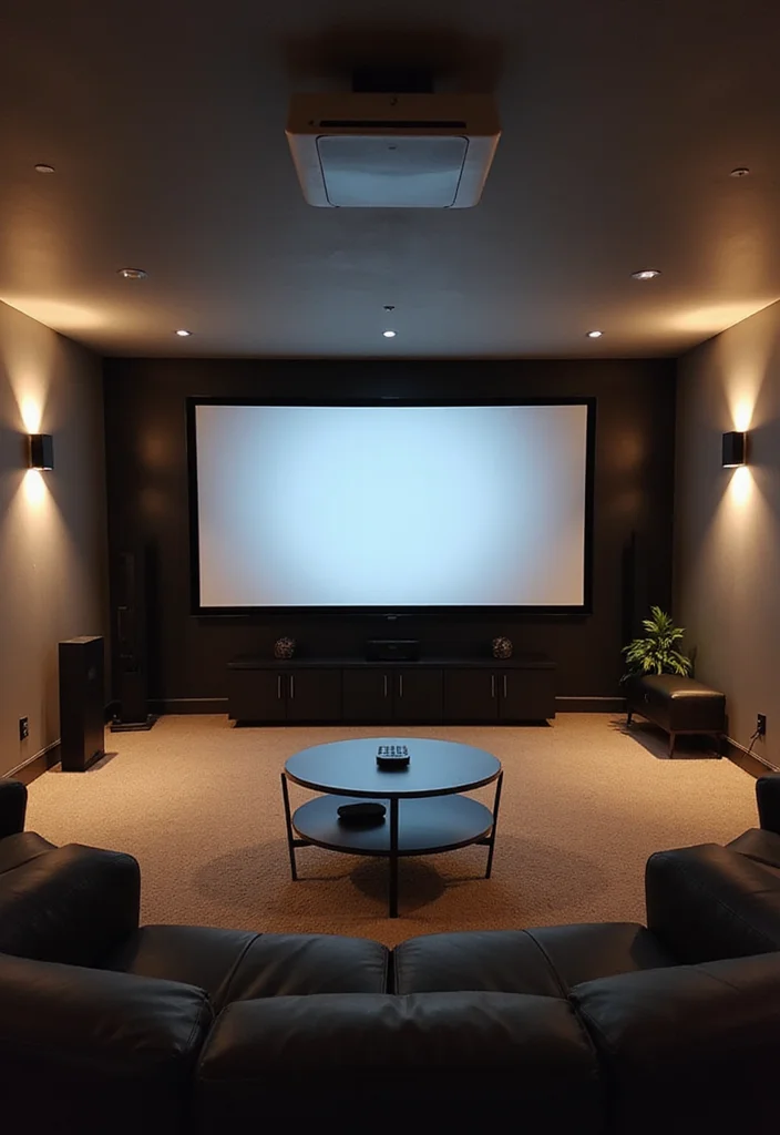 12 Home Theater Ideas Basement for Immersive Entertainment - 6. Smart Technology Integration