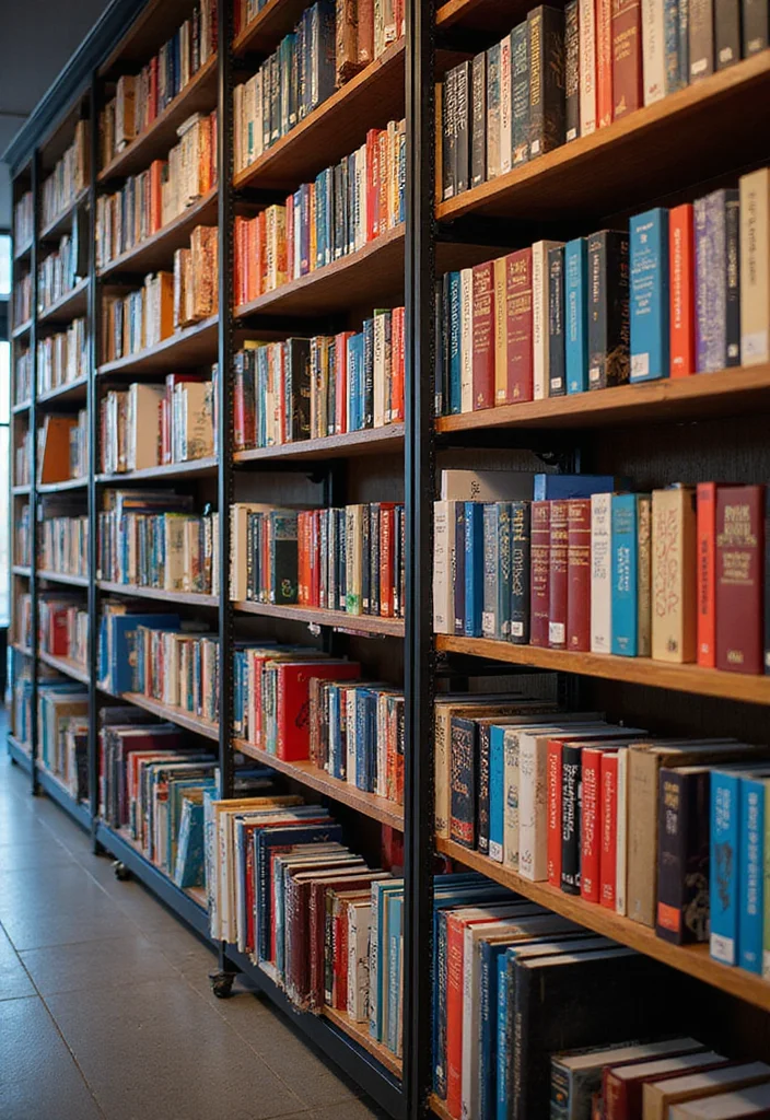 12 Office Library Ideas for Smart Stylish Book Storage - 10. Color-Coded Book Arrangement