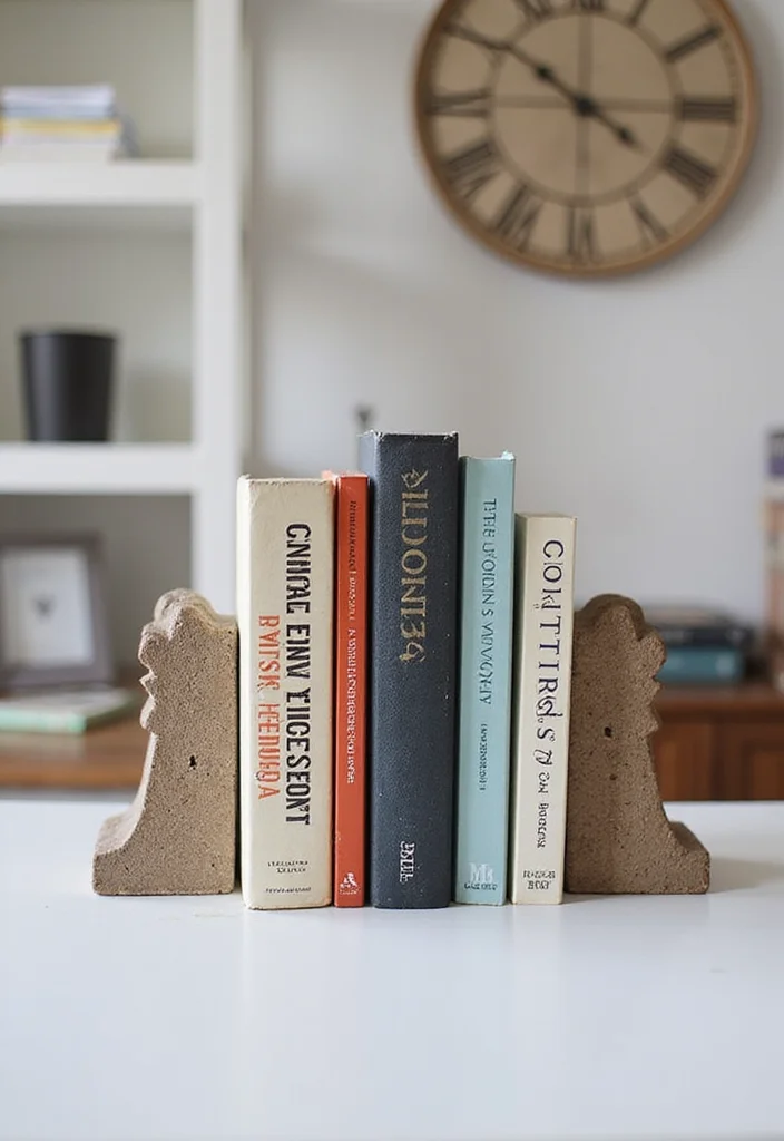 12 Office Library Ideas for Smart Stylish Book Storage - 12. Personalized Bookends for Character