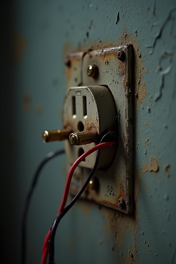 aging outlet warning signs