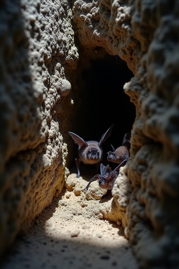 basement rim gaps attract bats