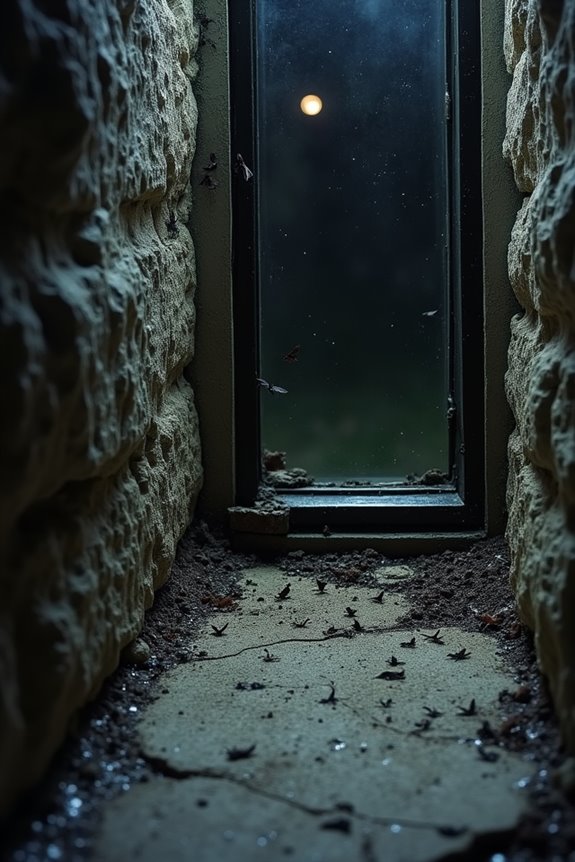 basement window seals bat entry