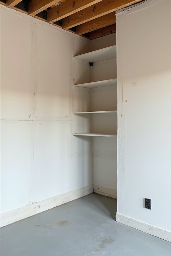 ceiling finish with drywall option