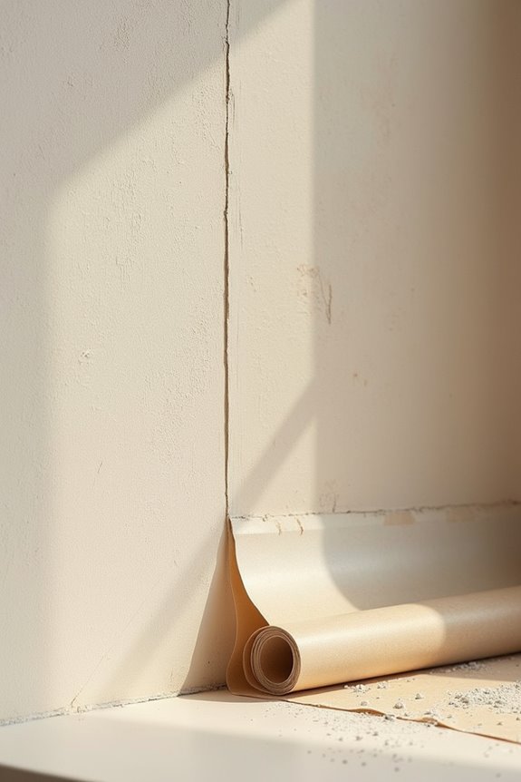 cut wallpaper around edges precisely