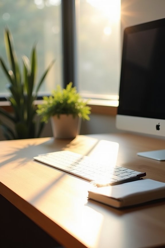 Should You Face Your Office Desk Toward the Window While Working? 3 desk angled toward window door view