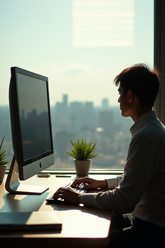 Should You Face Your Office Desk Toward the Window While Working? 2 direct light causes monitor glare fatigue