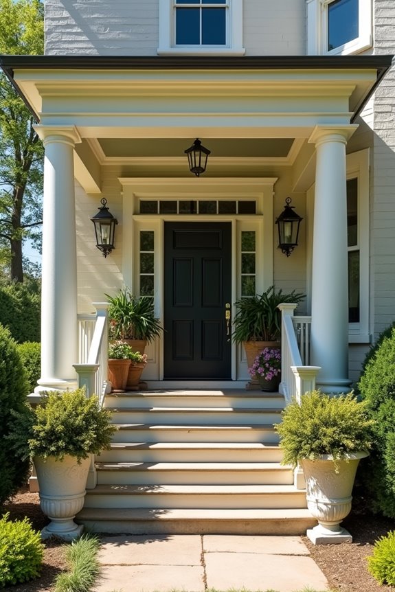front porch veranda stoop distinctions