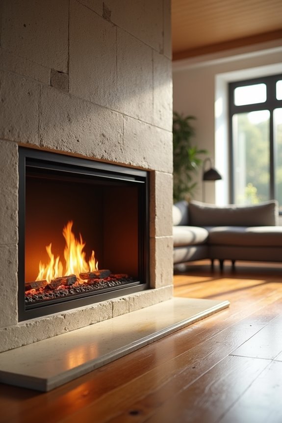gas flames real warmth dominate