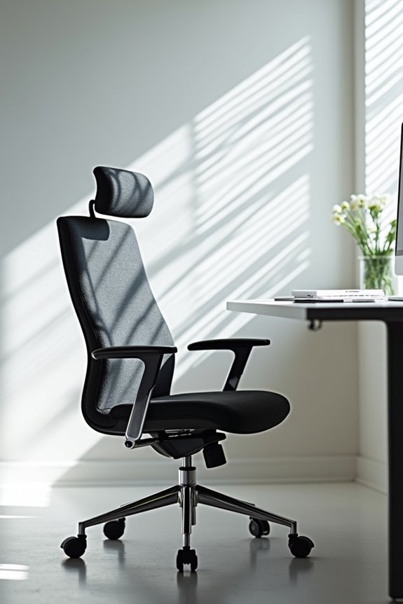 headrest helps reclining workers not for active