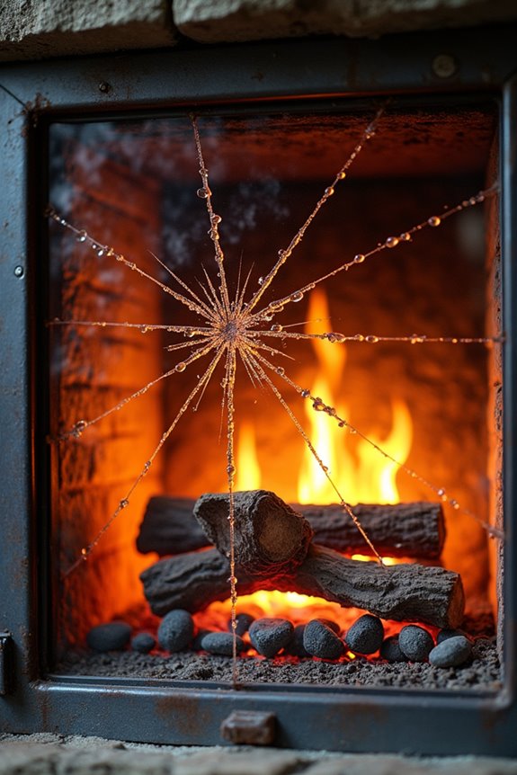 improper frame traps glass stress