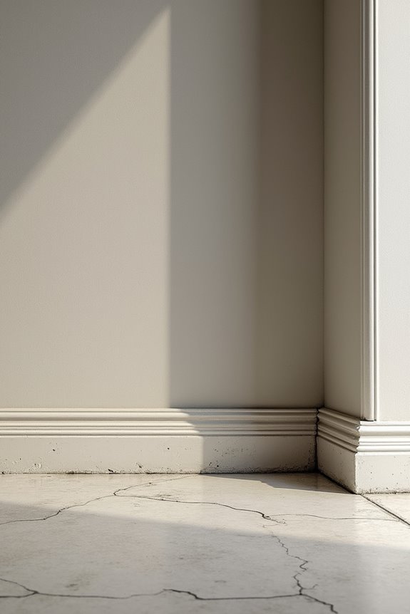 interior drainage for cove joints