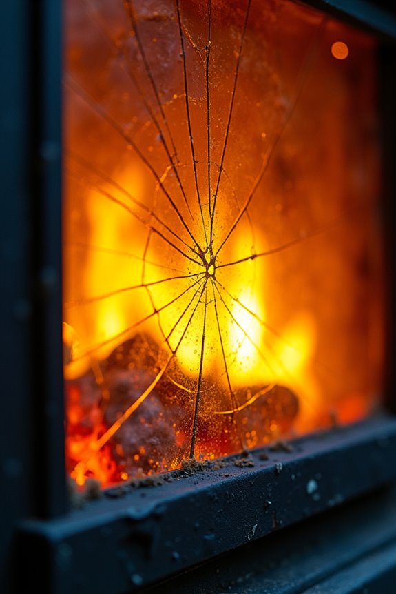 loose gasket causes uneven heat cracks