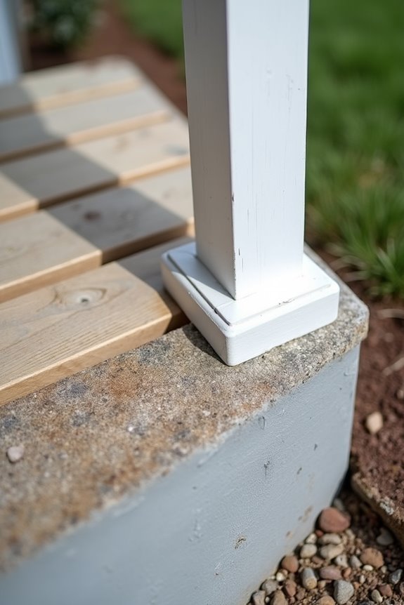 moisture proof porch prevent settling
