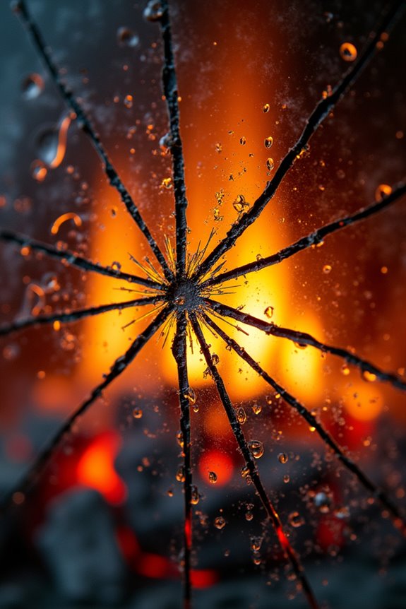 nickel sulphide inclusions cause spontaneous breakage