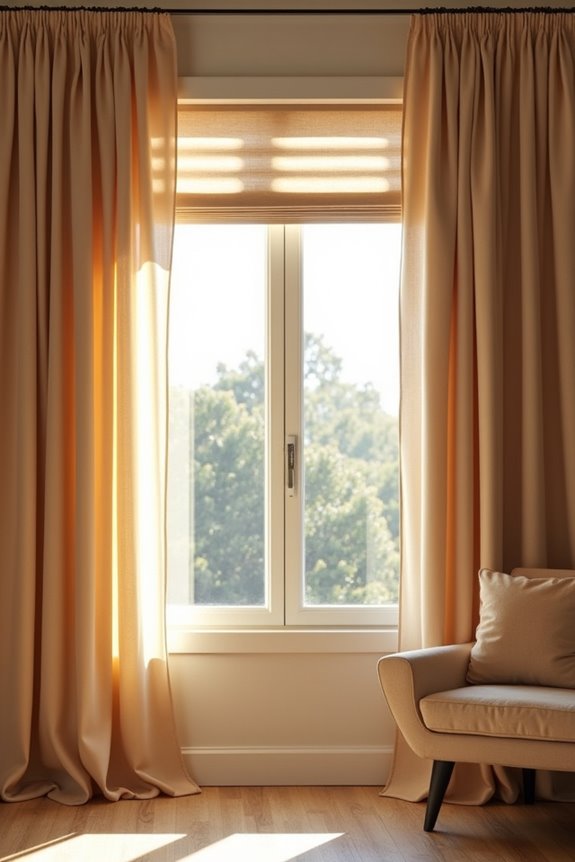 no drill simple curtain solution