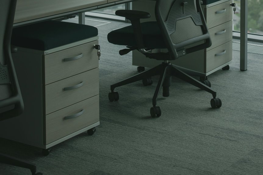 office chair wheels compatibility question