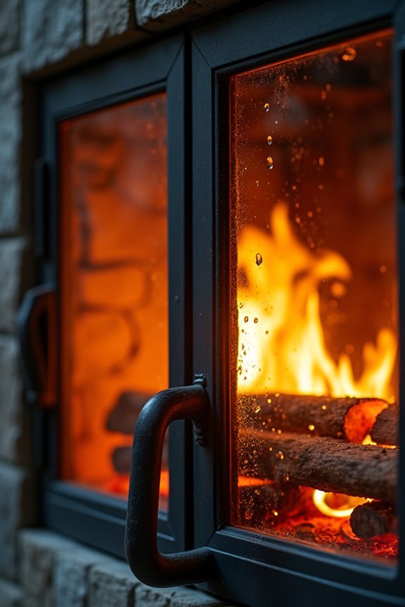 open doors during fire danger