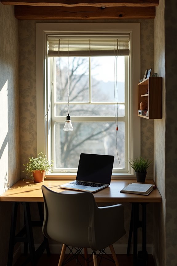 Should You Face Your Office Desk Toward the Window While Working? 8 perpendicular desk for light
