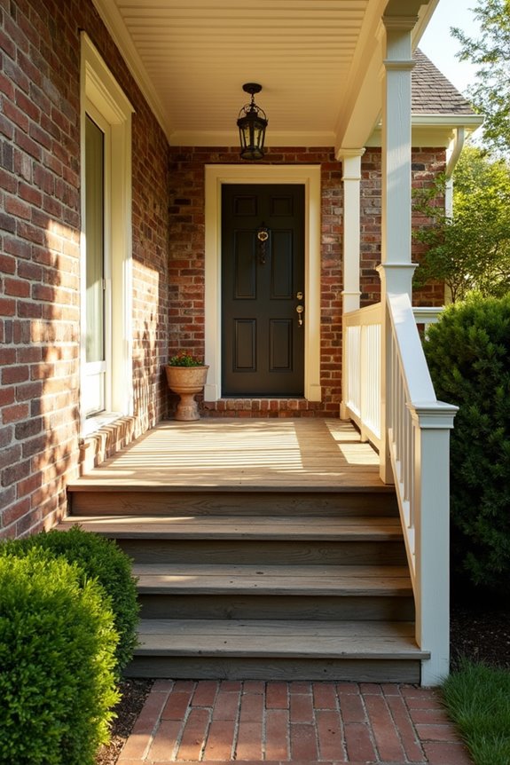 porch size and boundary limits