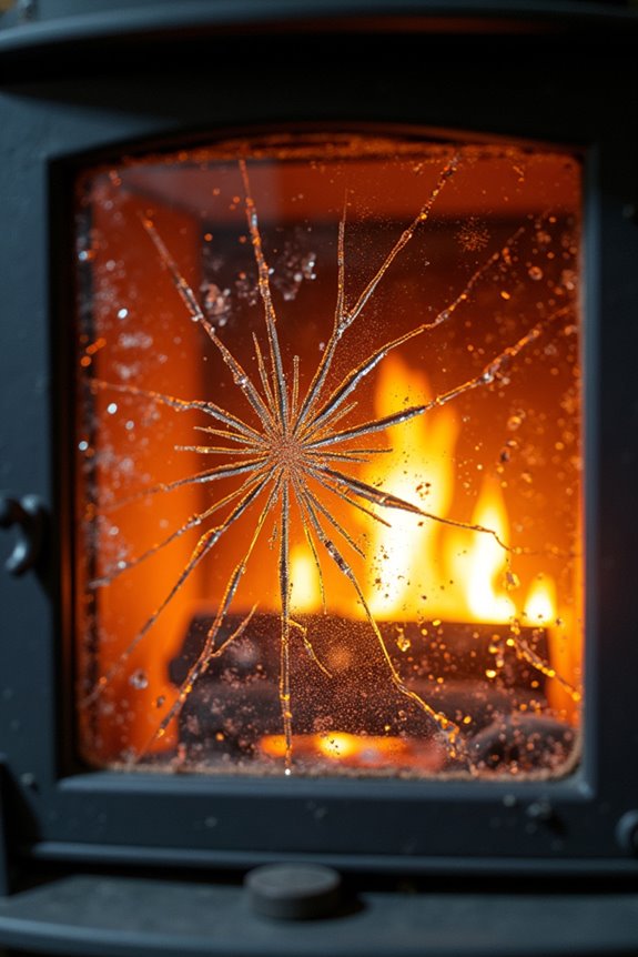 tempered glass fails under heat