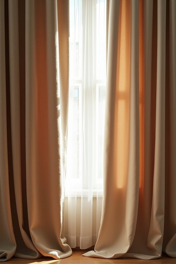 weight and fabric separate drapes from curtains